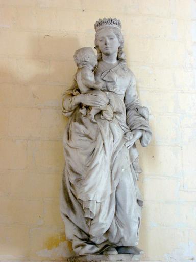 Statue : Vierge à l'Enfant, vue générale