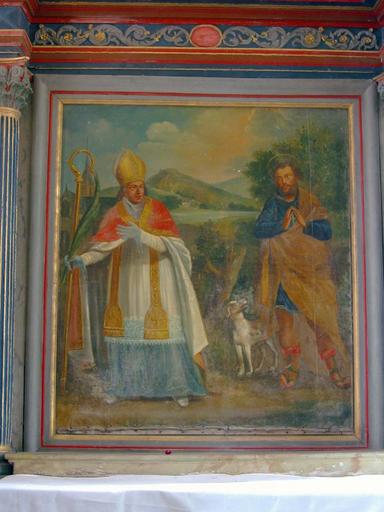 Tableau : Saint Julien et saint Blaise