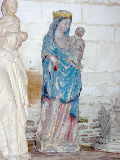 Statue : Vierge à l'Enfant, vue générale