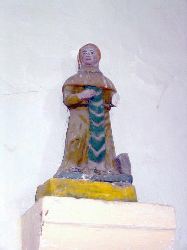 Statuette : Saint Fiacre, vue générale - © Ministère de la Culture, 2003 ; © Conseil régional de Champagne-Ardenne, 2003 ; © Conseil général de l'Aube, 2003