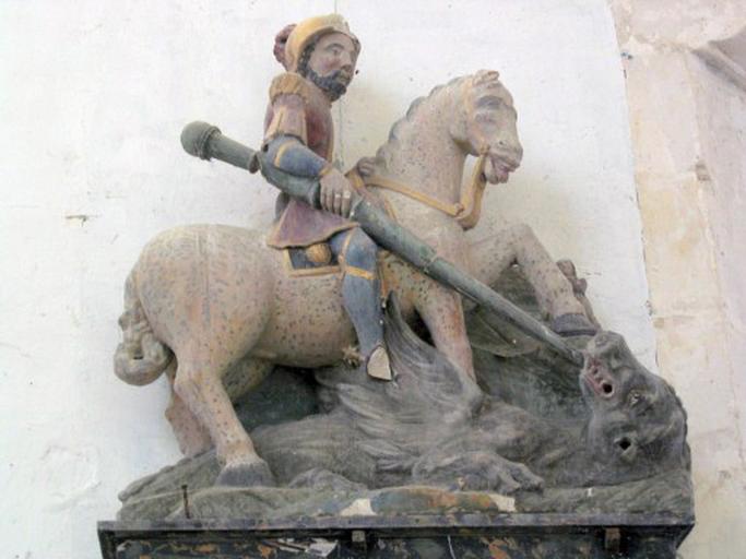 Statue : Saint Georges, vue générale