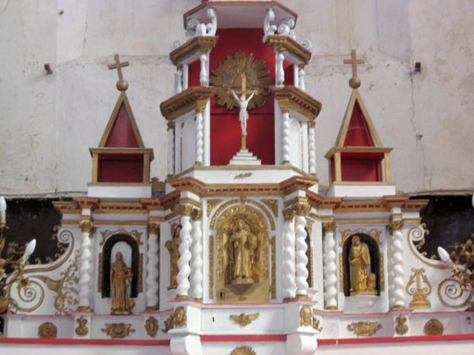 4 statuettes : Christ, saint Jean, saint Marc, saint Joseph (Éducation de Jésus ?)