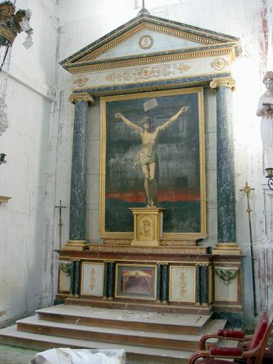 Maître-autel, retable et tabernacle
