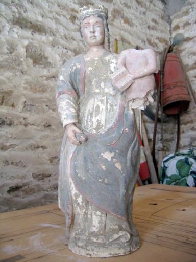 Statue : Vierge à l'Enfant, vue générale