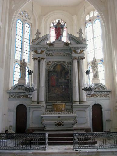 Maître-autel, retable, tabernacle, clôture