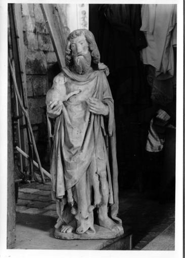 Statuette : Saint Jean-Baptiste (disparue), vue générale