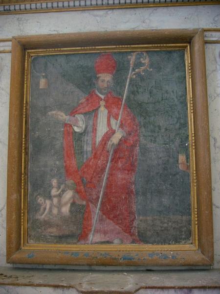 Tableau, statuette : Saint Nicolas (volée)