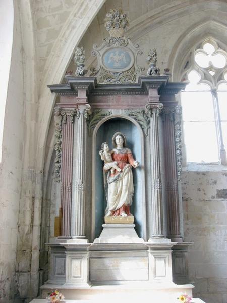 Retable de l'autel de la Vierge