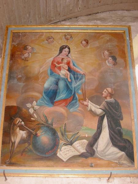 Tableau : Institution du Rosaire