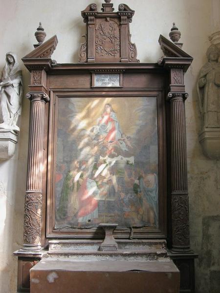 Retable de l'autel de la Vierge