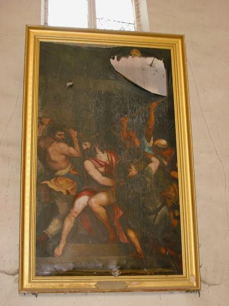 Tableau : Martyre de saint Vincent, cadre