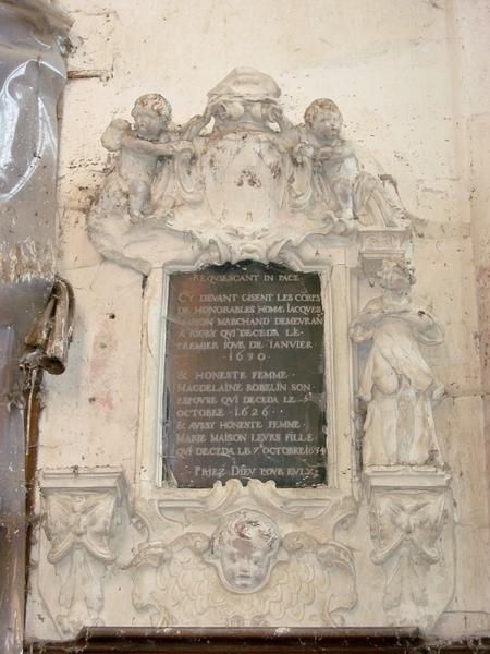 Monument funéraire de Jacques Maison et de sa femme