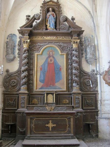 Retable de l'autel du Sacré-Cur