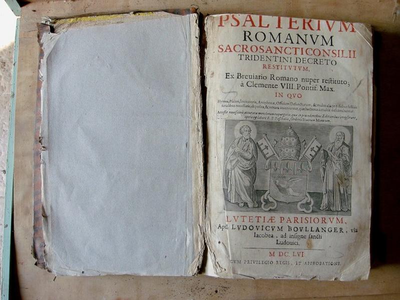 Livre liturgique : Psautier