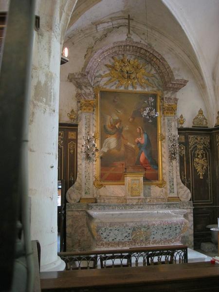 Autels et retables de la Vierge et du Saint-Sacrement