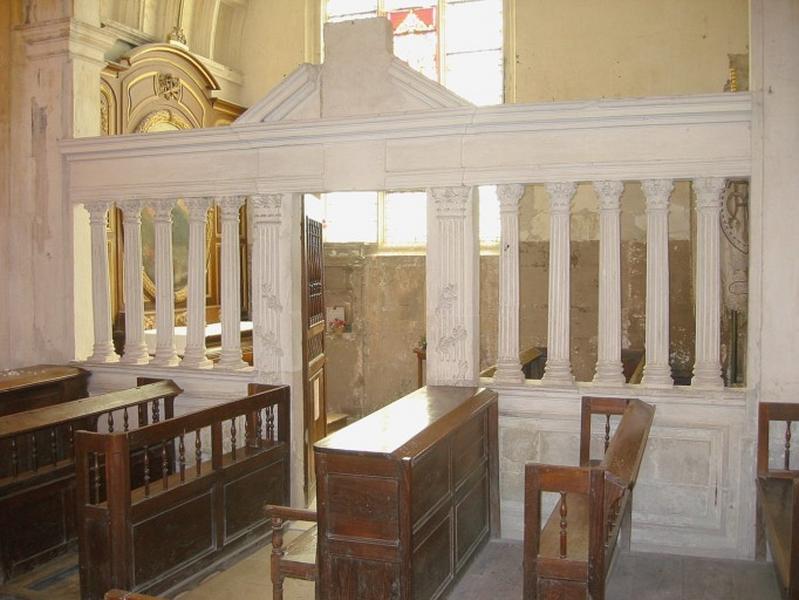 Vue partielle : chapelle choeur