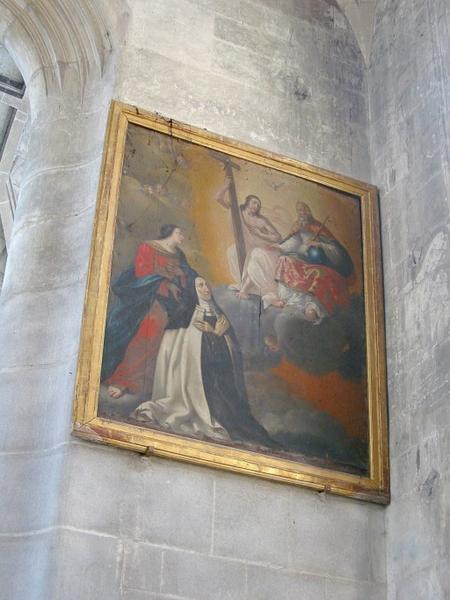 Tableau : Sainte Thérèse et saint Jean en extase devant la Trinité