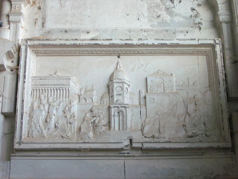 Bas-relief de retable : Enfance du Christ (?)