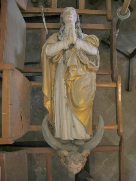 Groupe sculpté : Vierge de l'Assomption