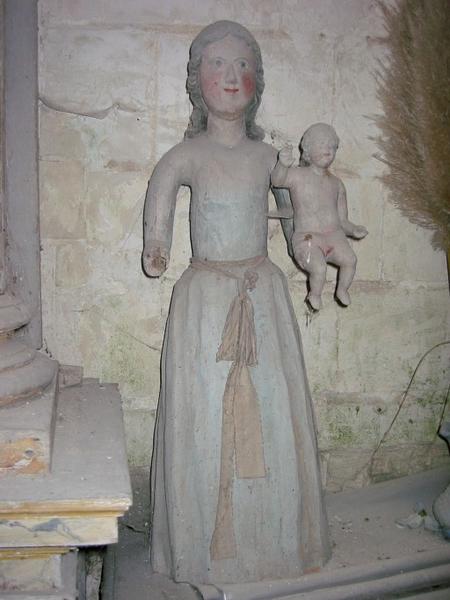 Statuette : Vierge à l'Enfant