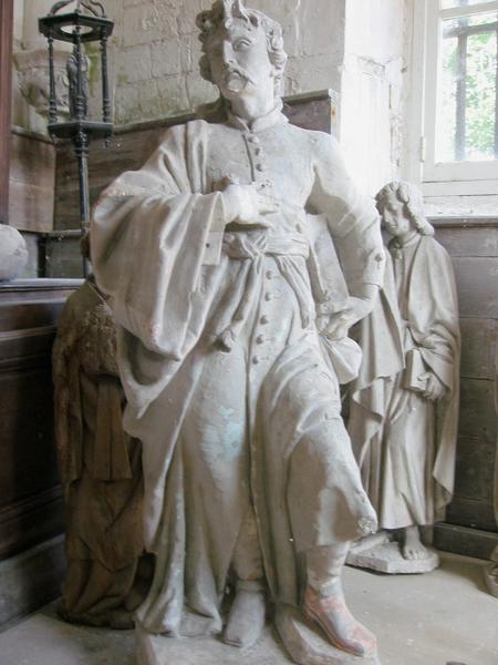 Statue : Saint Gaëtan (ou saint François Xavier ?)