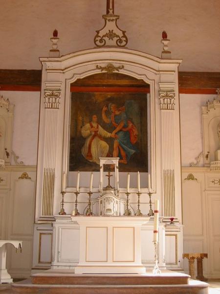 Maître-autel et retable, tabernacle