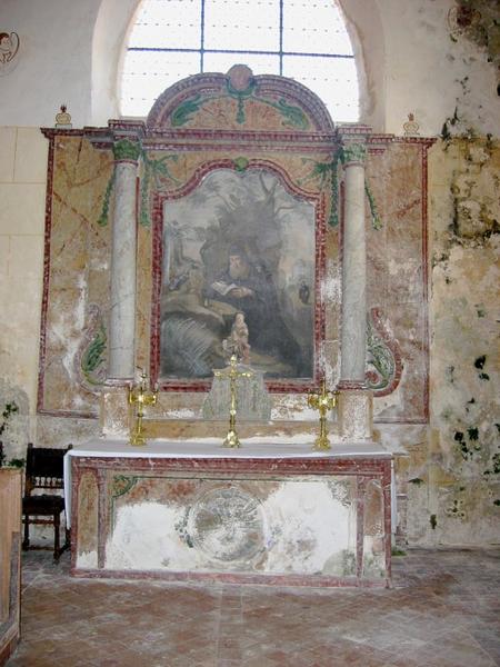 Retable, autel (chapelle sud)