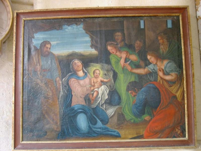 Tableau : Adoration des bergers