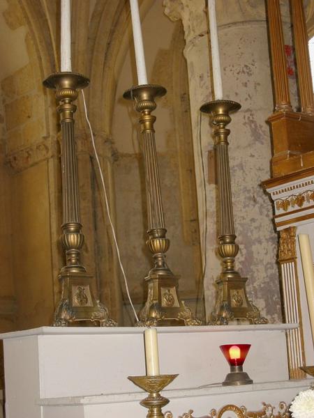 6 chandeliers d'église