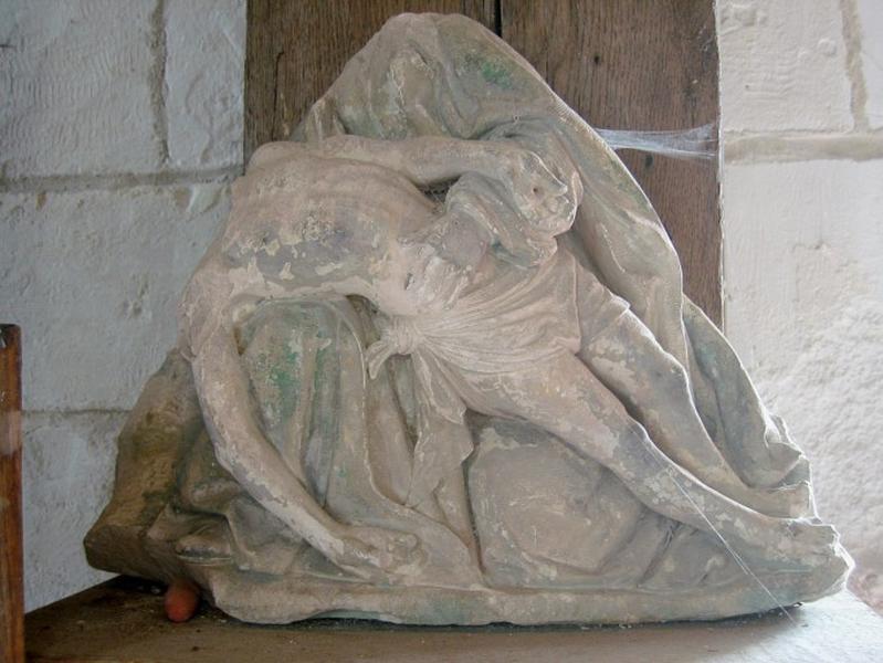 Groupe sculpté (?) : Vierge de Pitié