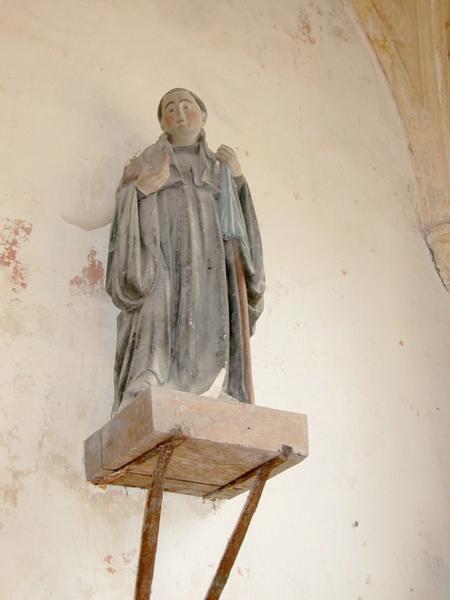 Statue : Saint abbé