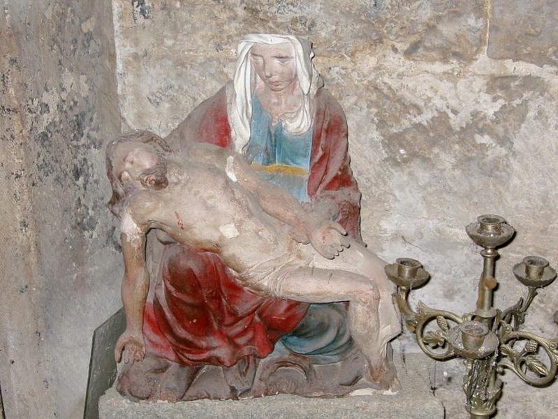 Groupe sculpté : Vierge de Pitié