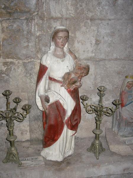 Statuette : Vierge à l'Enfant