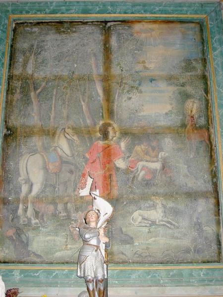 Tableau : Vision de saint Hubert