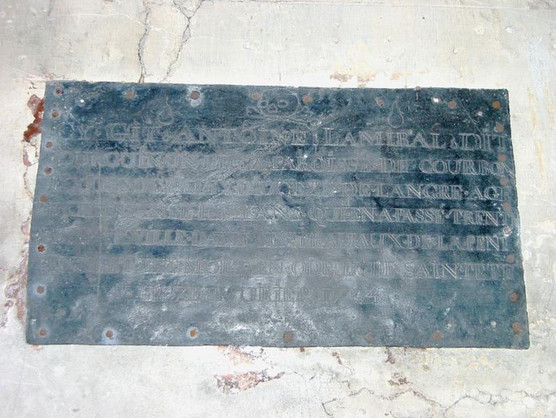 Plaque funéraire