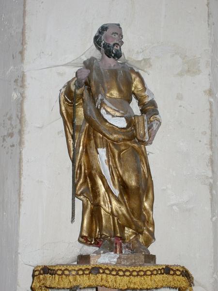 Statuette de bâton de procession : Saint Pierre