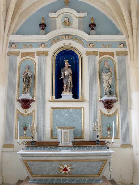 Maître-autel et retable, tabernacle