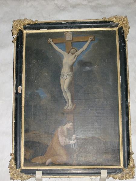 Tableau : Christ en croix et Marie-Madeleine