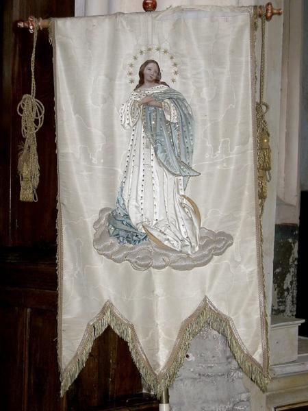 Bannière de procession : Vierge