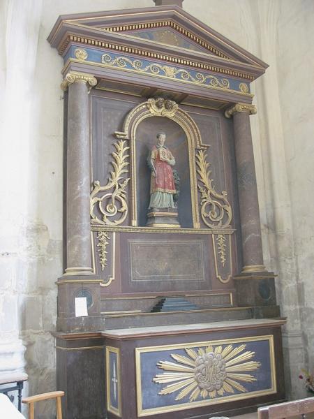 Autel et retable de Saint-Vincent