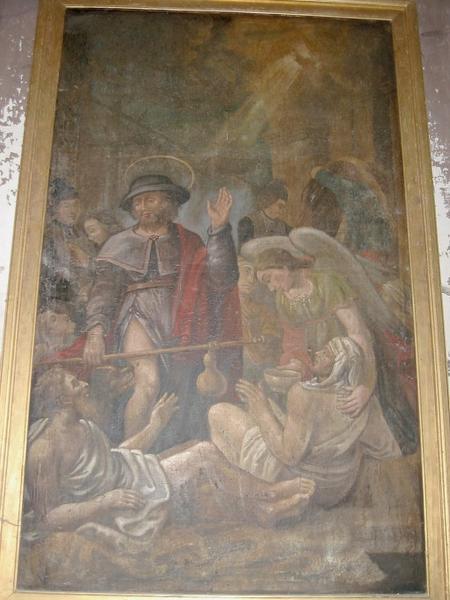 Tableau d'autel : Saint Roch