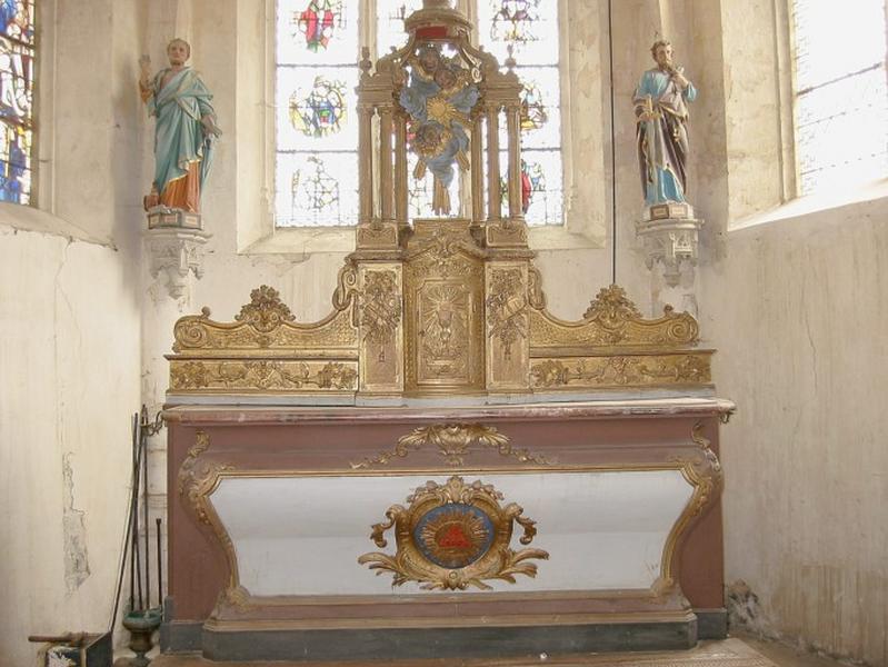 Maître-autel, tabernacle, exposition