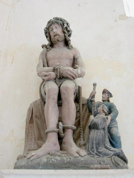 Statue : Christ de Pitié et donateur