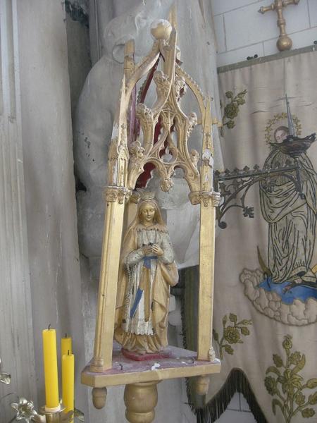 Bâton de procession de confrérie : Vierge