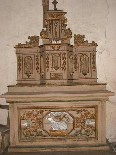 Autel, tabernacle, retable