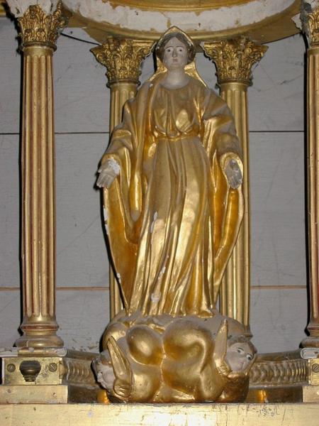 Statuette de bâton de procession : Assomption