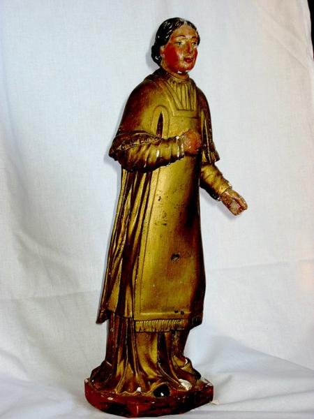 Statuette de bâton de procession : Saint Vincent