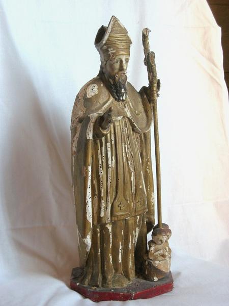 Statuette de bâton de procession : Saint Nicolas