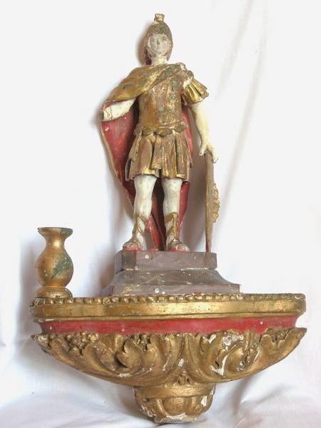 Bâton de procession de confrérie : Saint Maurice