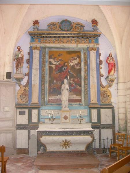 Autel et retable de la chapelle Saint-Nicolas